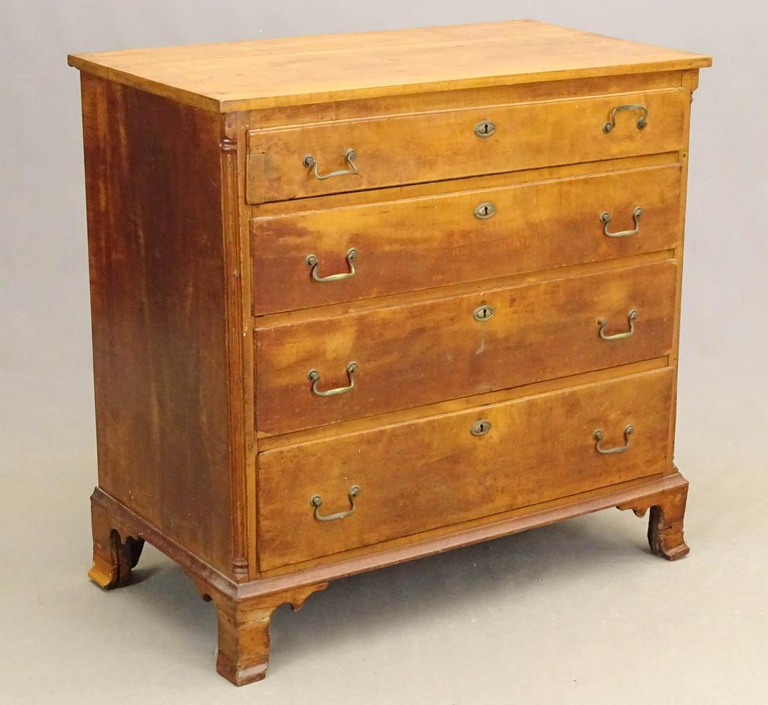 18th c. Maple Chippendale Chest (1 of 4)