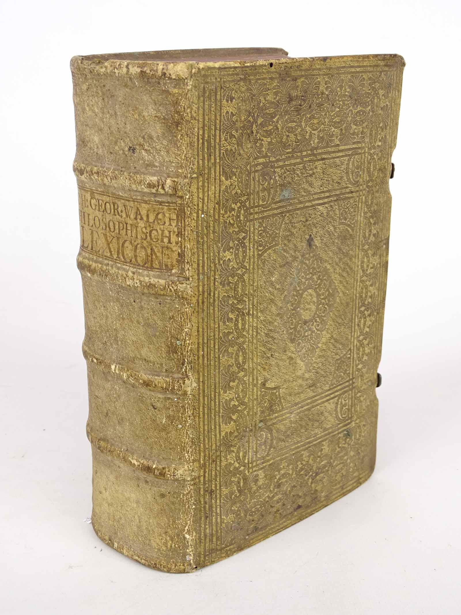 Book: JOH: GEOR: WALCH PHILOSOPHISCH LEXICON (1 of 6)