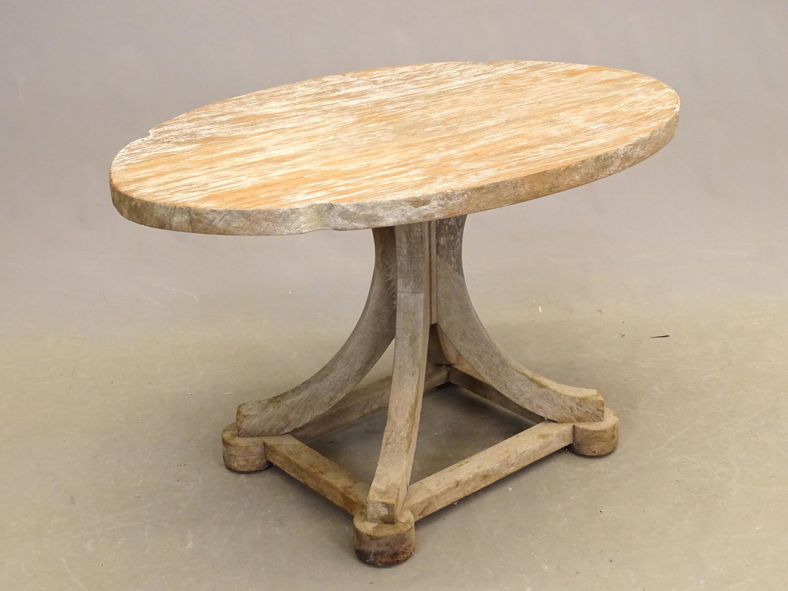 Teak Table: Teak table marked Munder Old Chatham New York. 36" x 23 1/2" x 21 1/4".