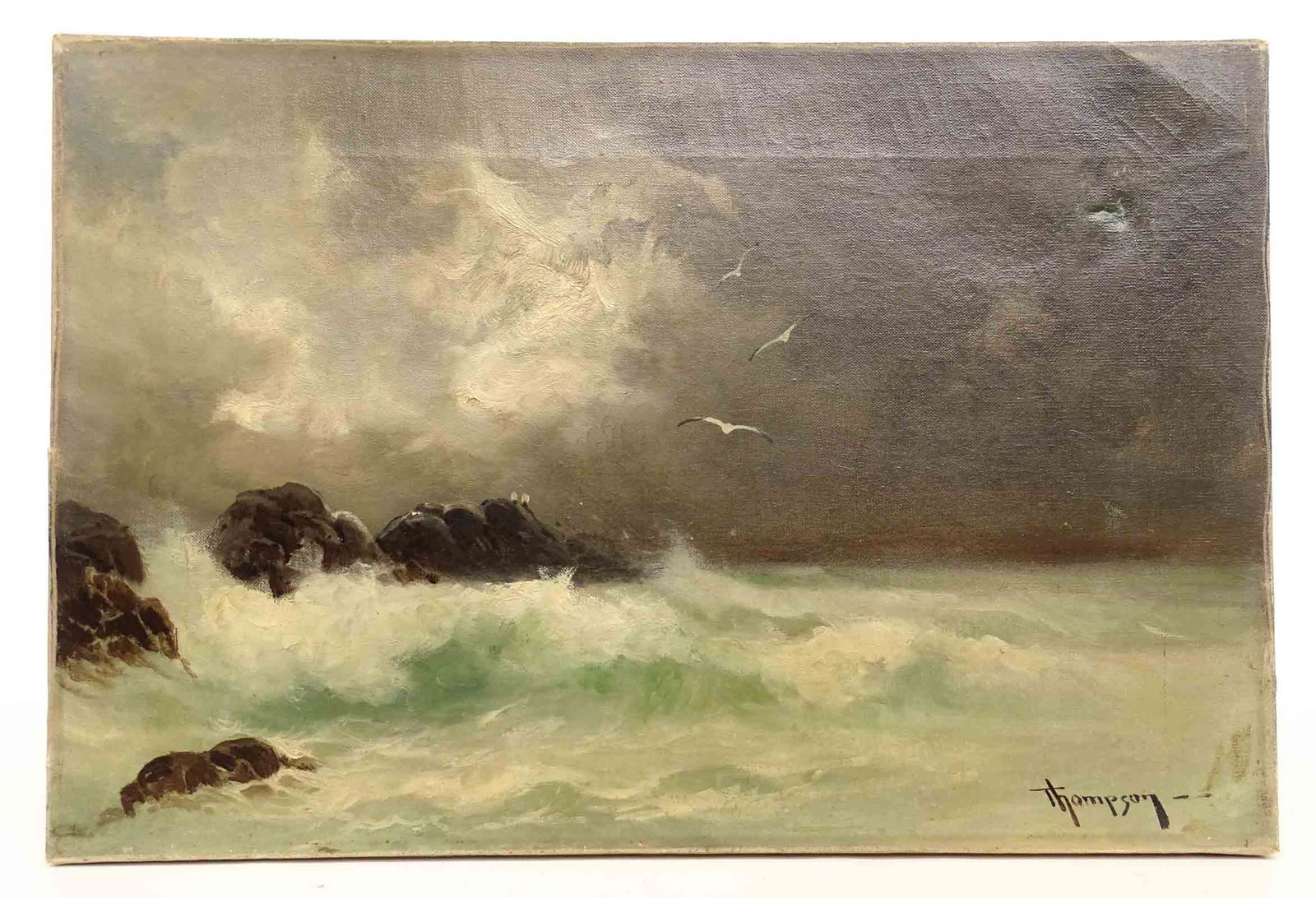 Seascape Signed "Thompson" (1 of 3)