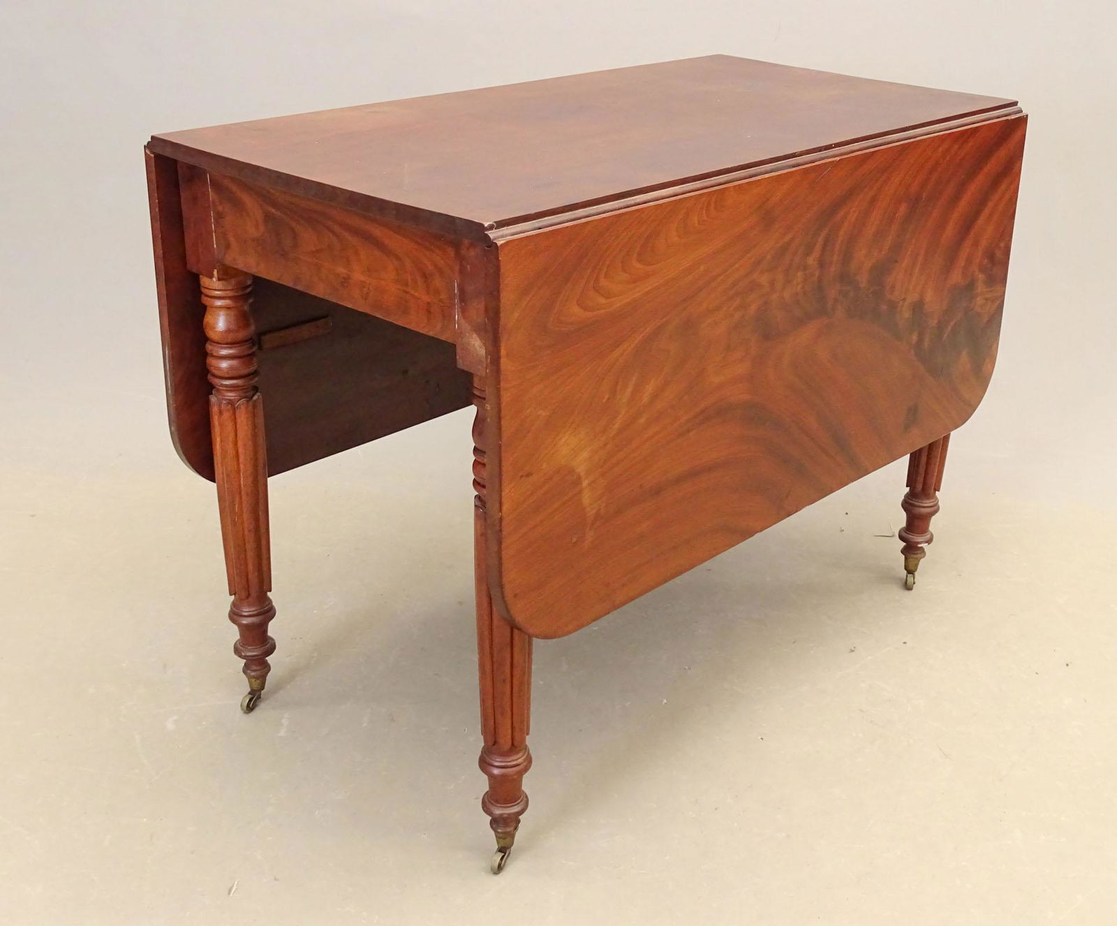19th c. Mahogany Dropleaf Table (1 of 3)