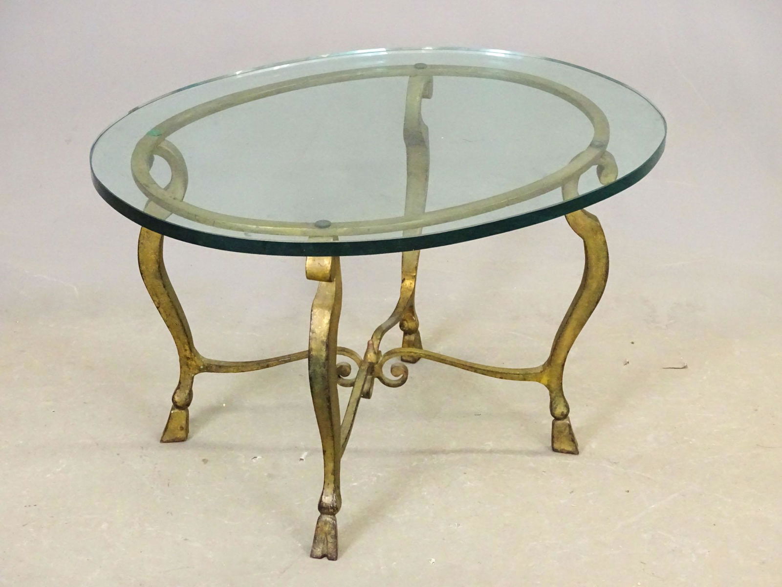 Decorative Glass Top Table (1 of 2)