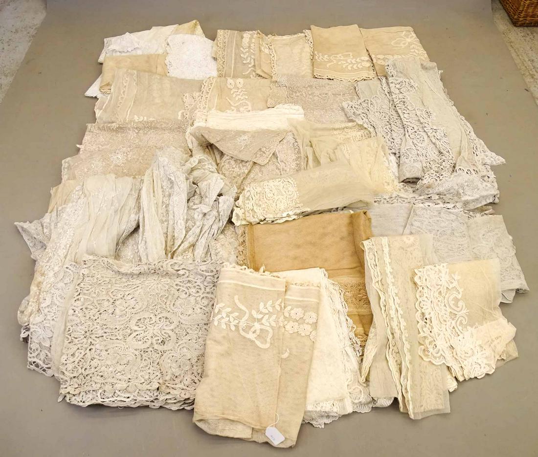 Lace Collection: Large collection of vintage lace.