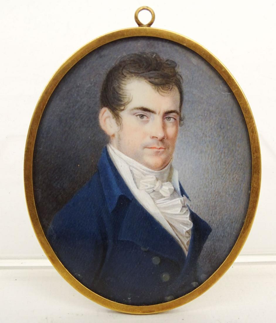 Early Miniature Oval Portrait (1 of 2)