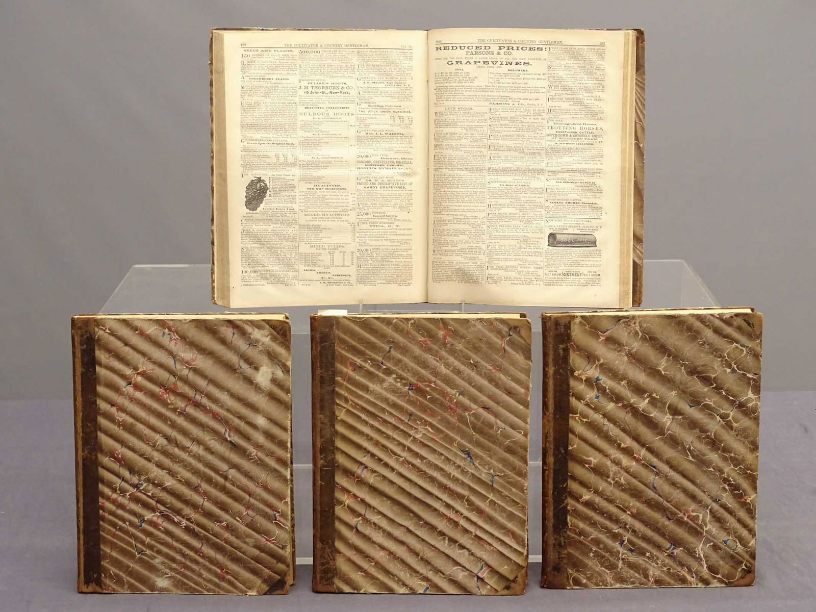 Book Lot: (4) Volumes of The Country Gentleman (1 of 4)