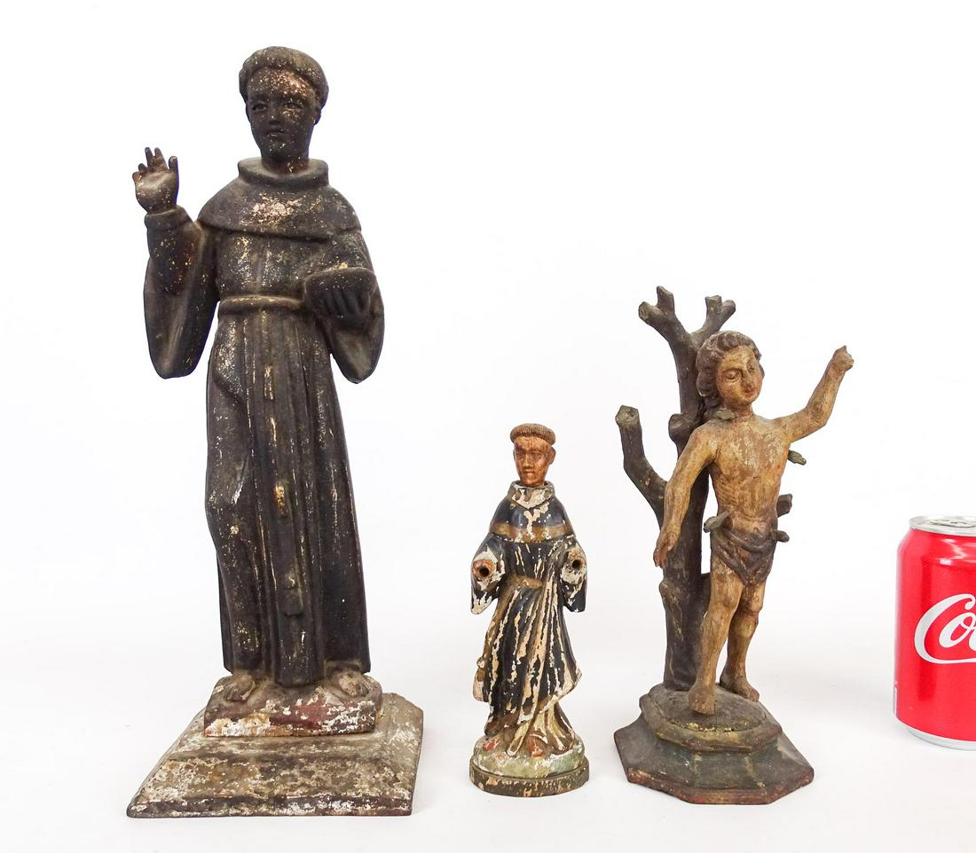 Carved Wooden Santos Figures (1 of 8)