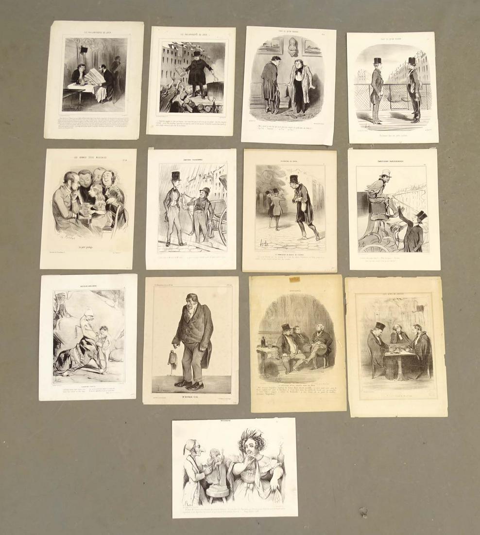 Daumier French Caricature Prints (13) (1 of 6)