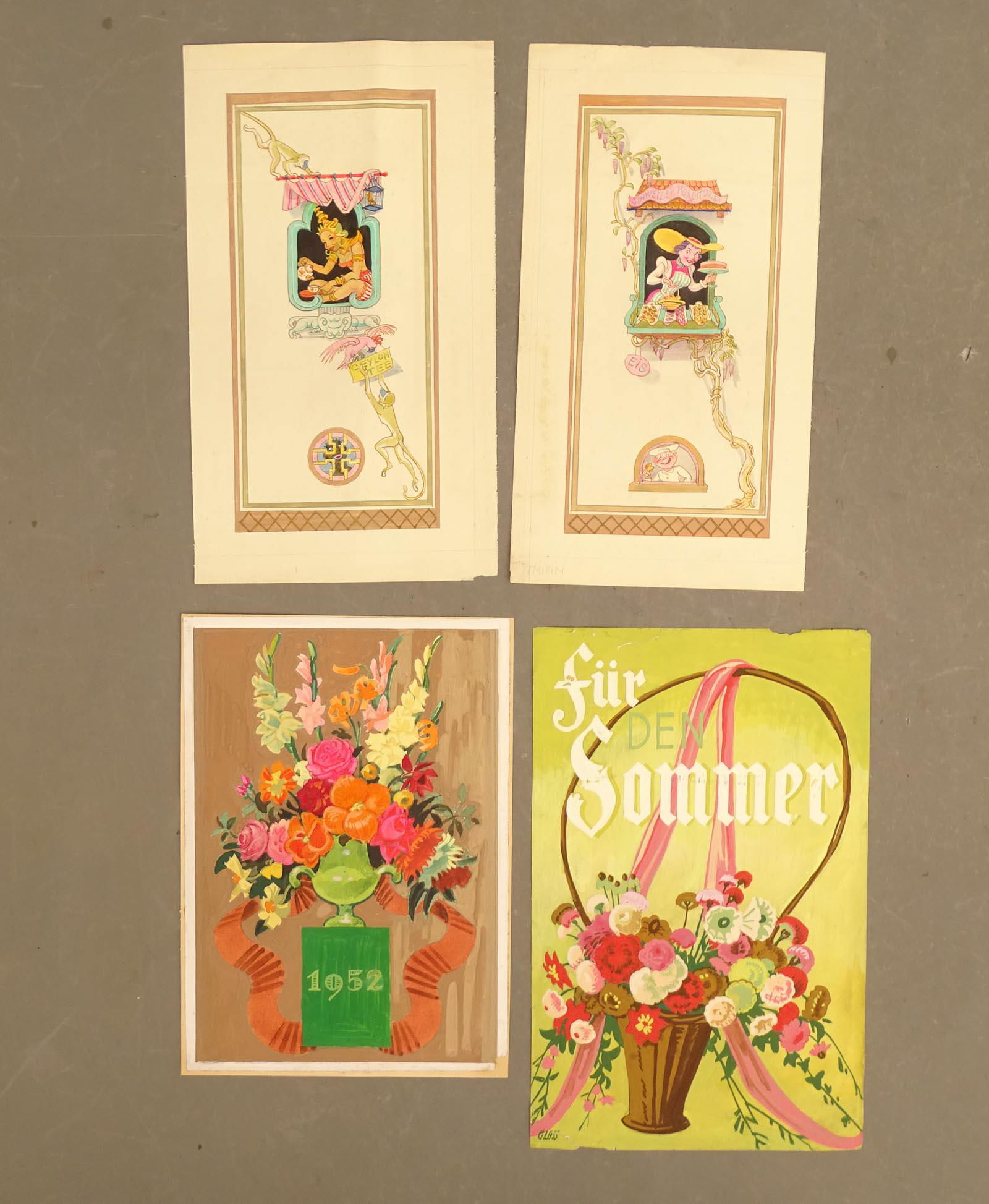 Franz Paul Glass (1886-1964) Paintings (1 of 3)