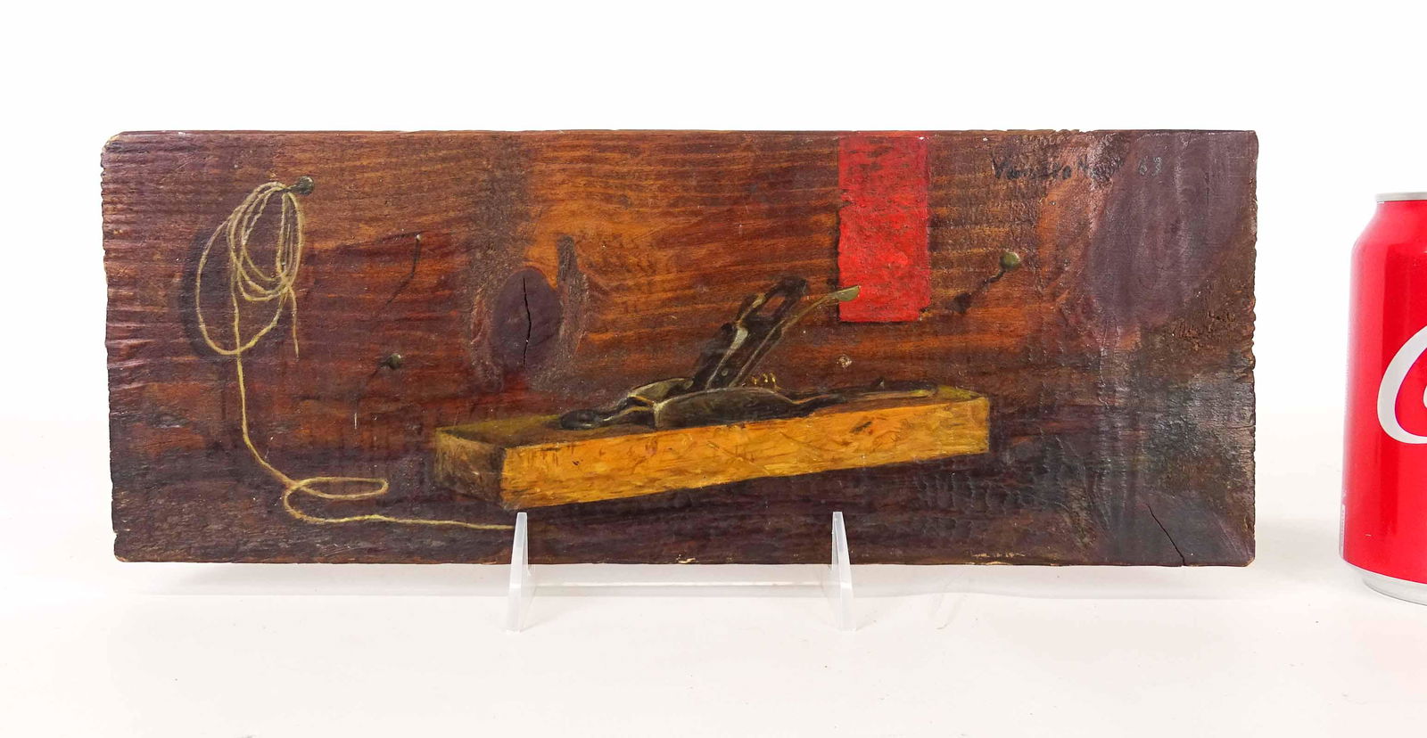 Still Life Painting of Woodworking Plane (1 of 3)