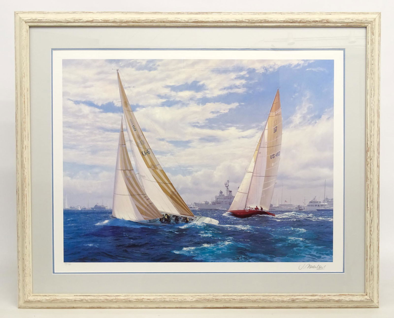 Pencil Signed Sailboat Print (1 of 5)