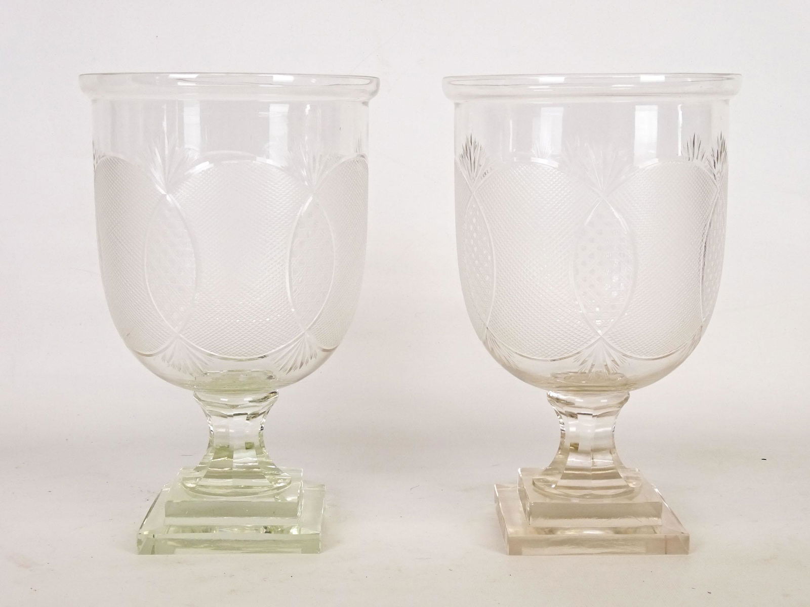 Pair Glass Vases (1 of 3)