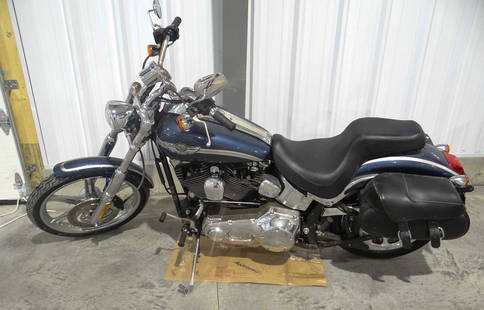 2003 Harley Davidson Motorcycle: Barn find 2003 Harley Davidson 100th Anniversary motorcycle, soft tail, Model FXSTD, 1708 original miles, one owner. Sold as is. Clear N.Y.S. title. *Appointments can be made to view vehicles, call