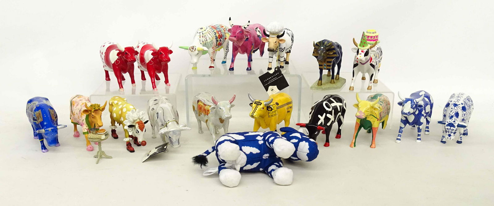 Collection of Porcelain & Misc. Cow Figurines (1 of 20)