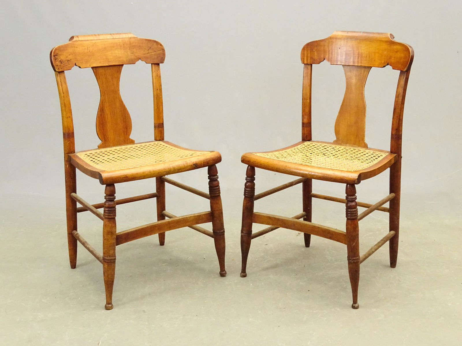 Pair 19th c. Side Chairs (1 of 4)