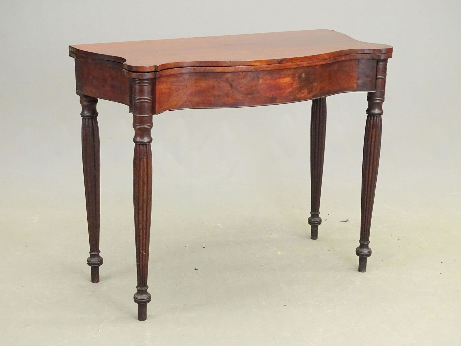 19th c. Mahogany Card Table (1 of 5)