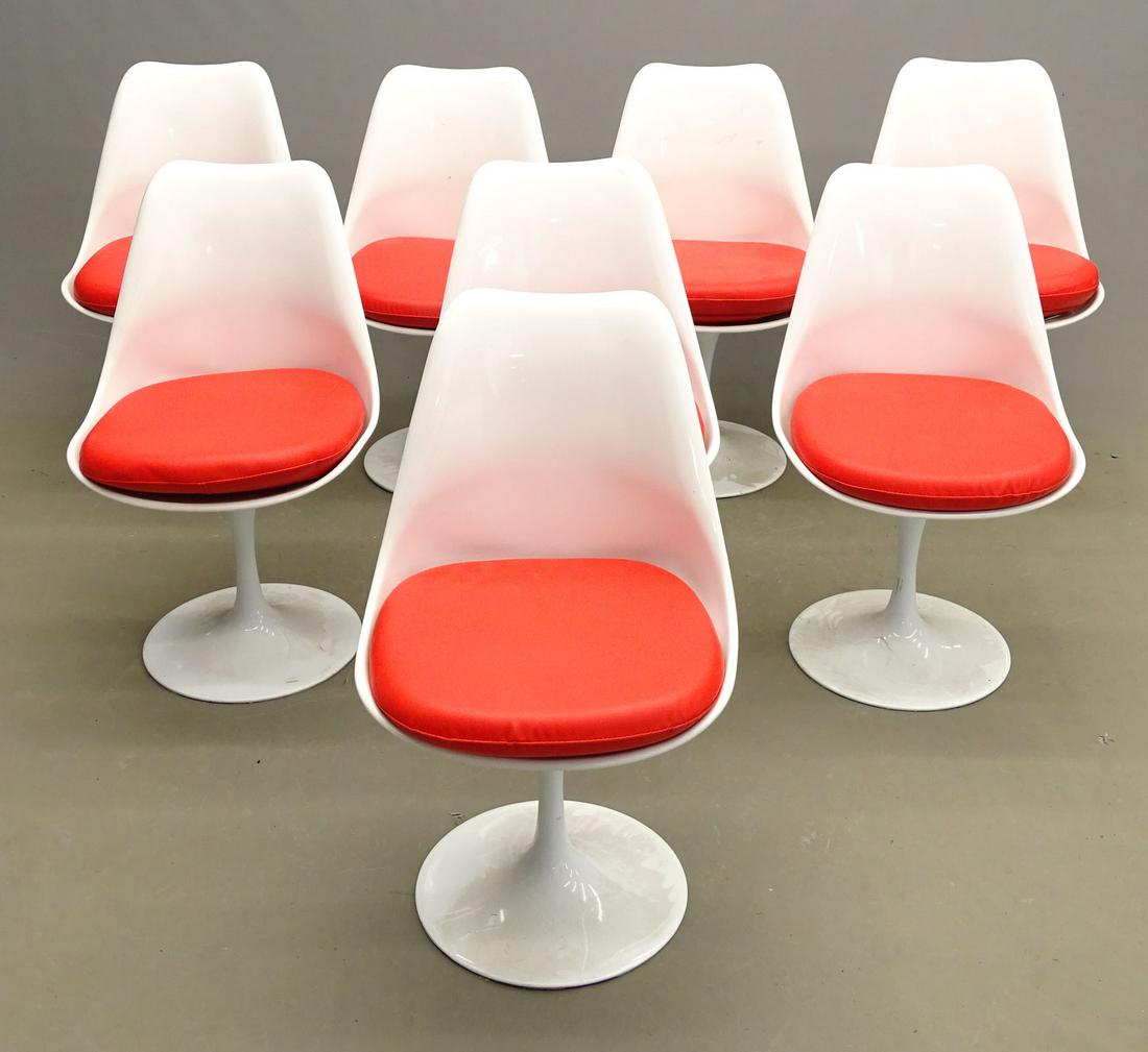 Set of (8) Saarinen Style Tulip Chairs (1 of 5)