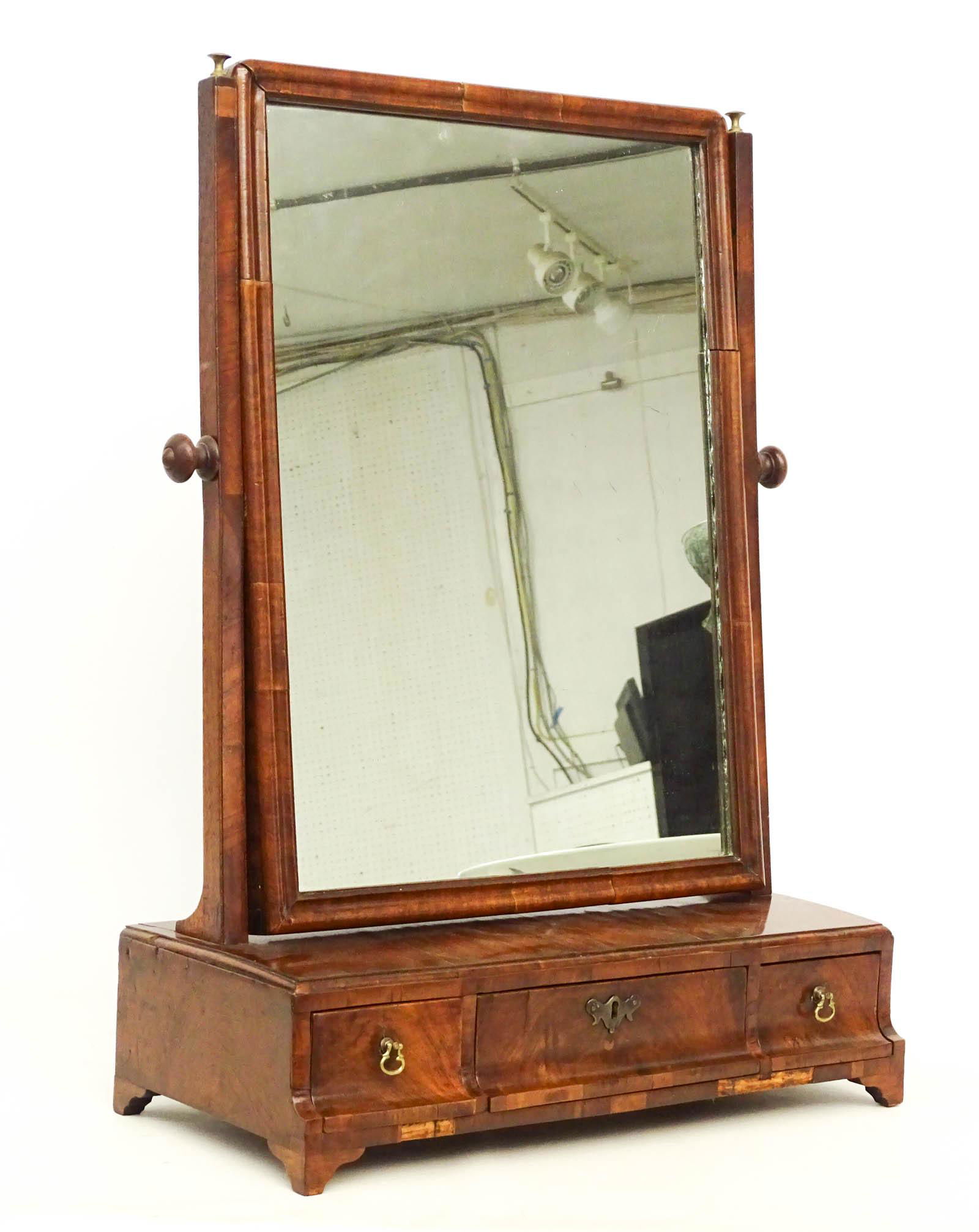 19th c. Federal Shaving Mirror (1 of 5)