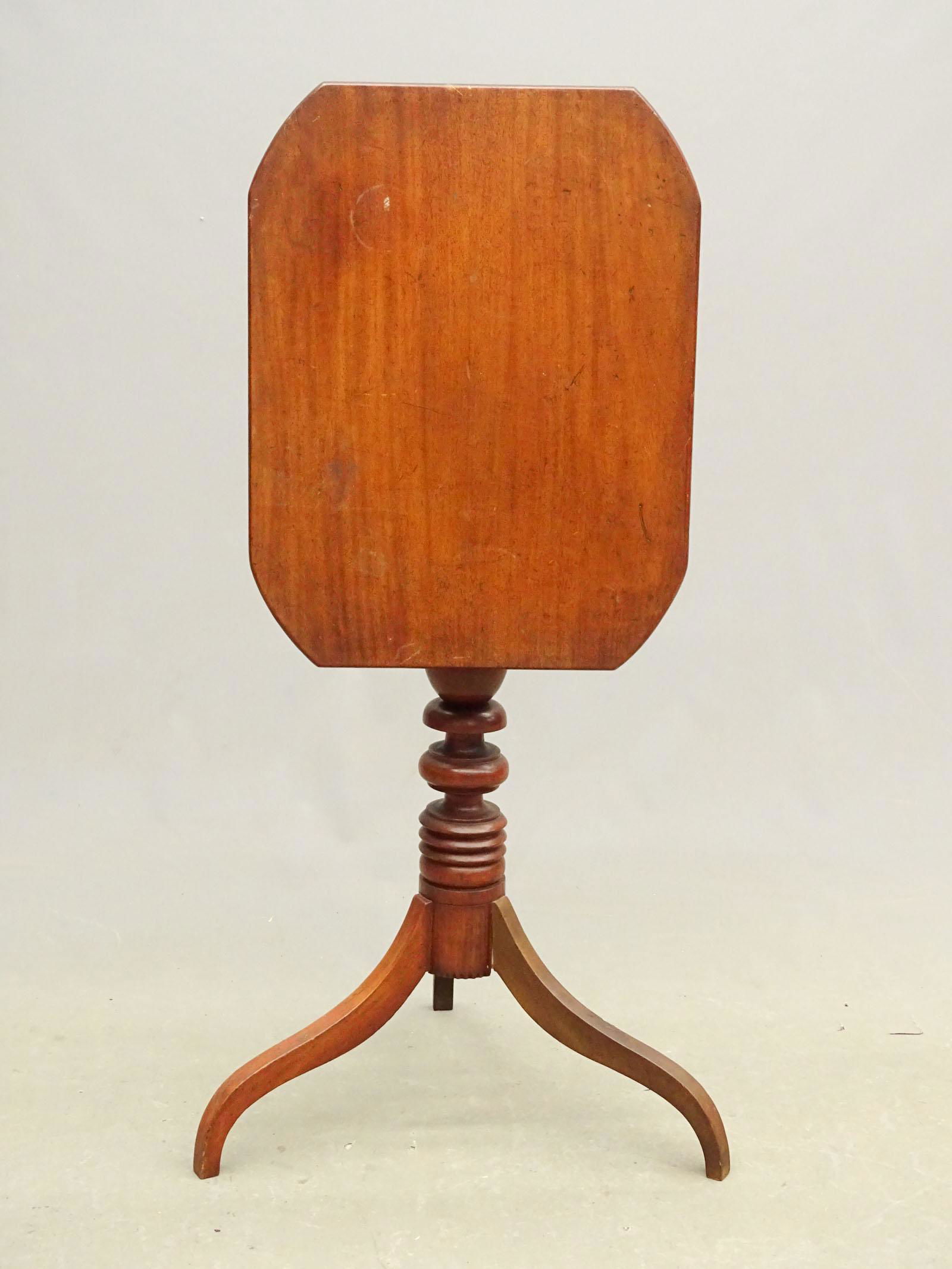19th c. Tilt Top Candlestand (1 of 4)