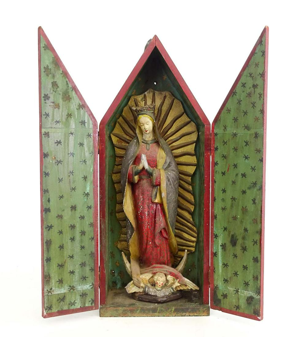 19th c. Madonna in Case (1 of 4)