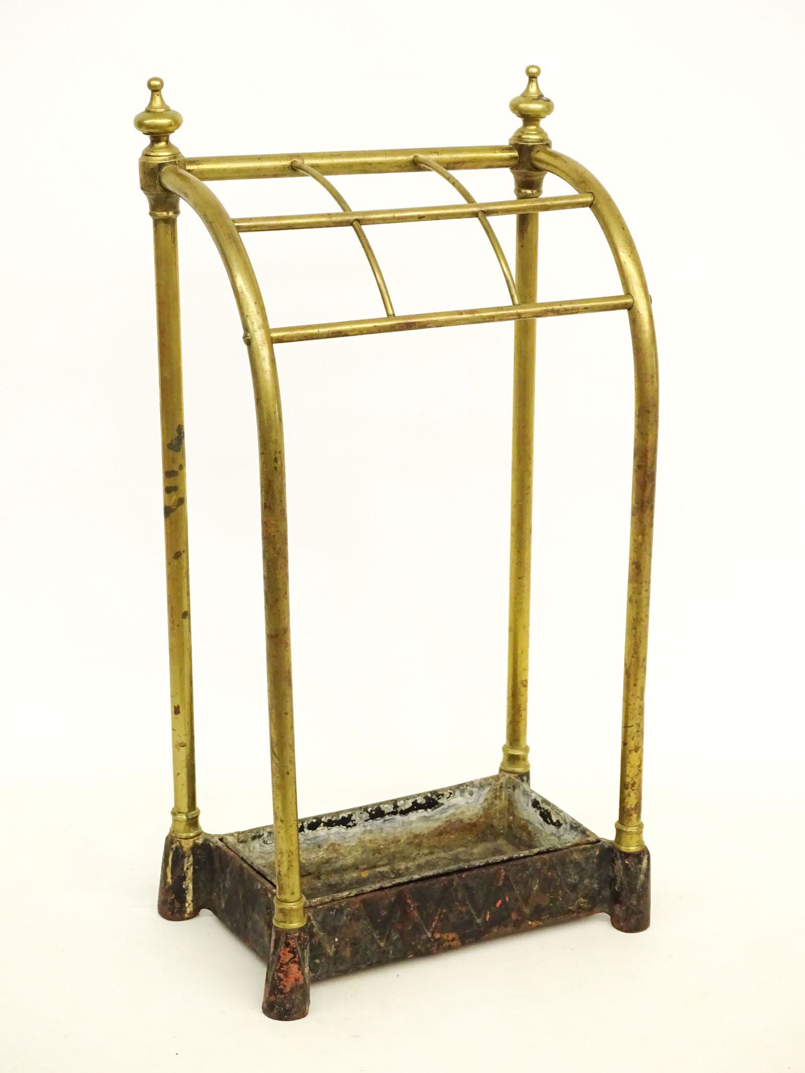 Brass Umbrella Stand (1 of 3)