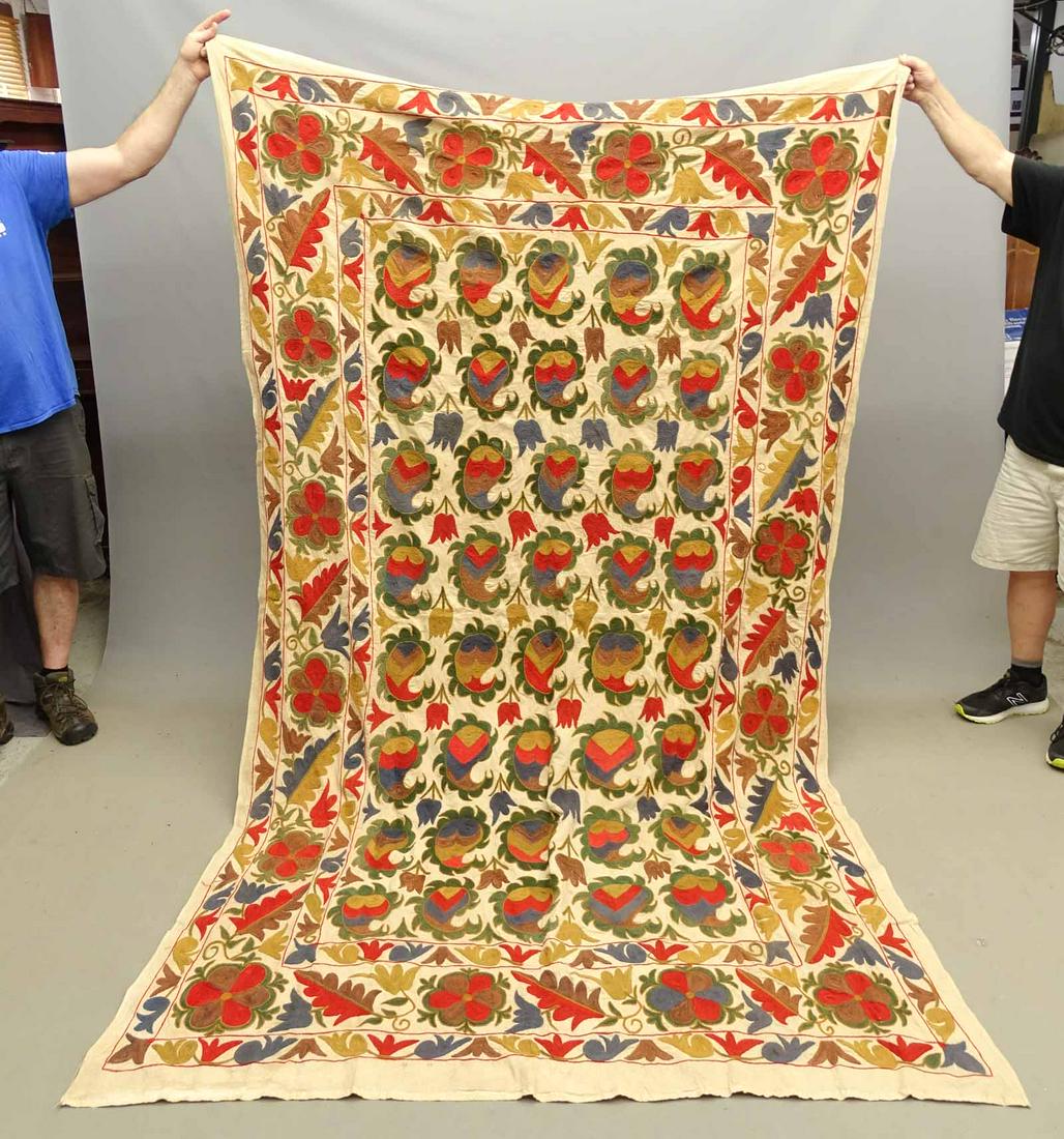 Embroidered Bedspread (1 of 5)