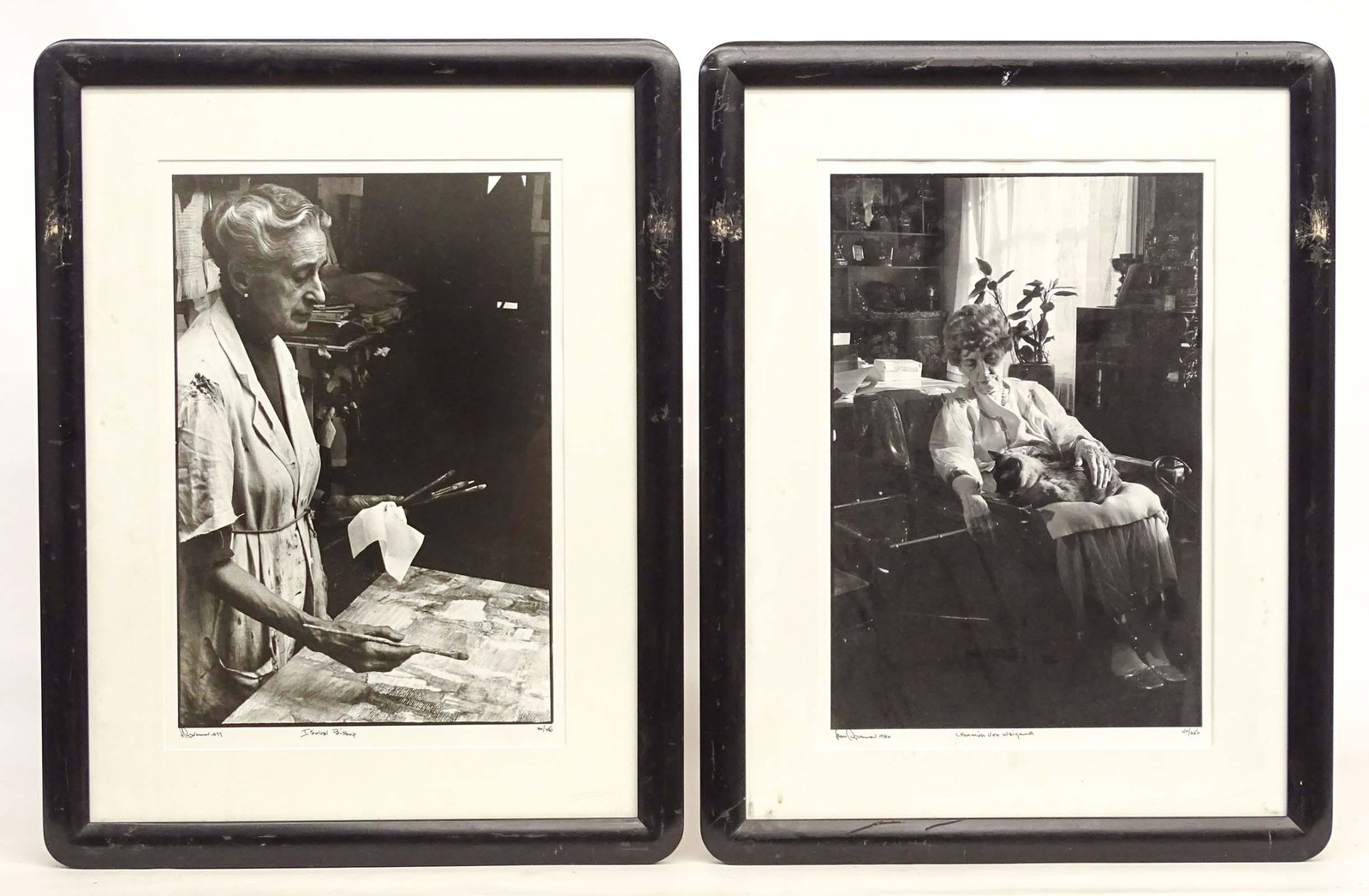 Leon Supraner (20th Century): Leon Supraner (20th Century), (2) signed and titled photographs. Sight 19" x 13".