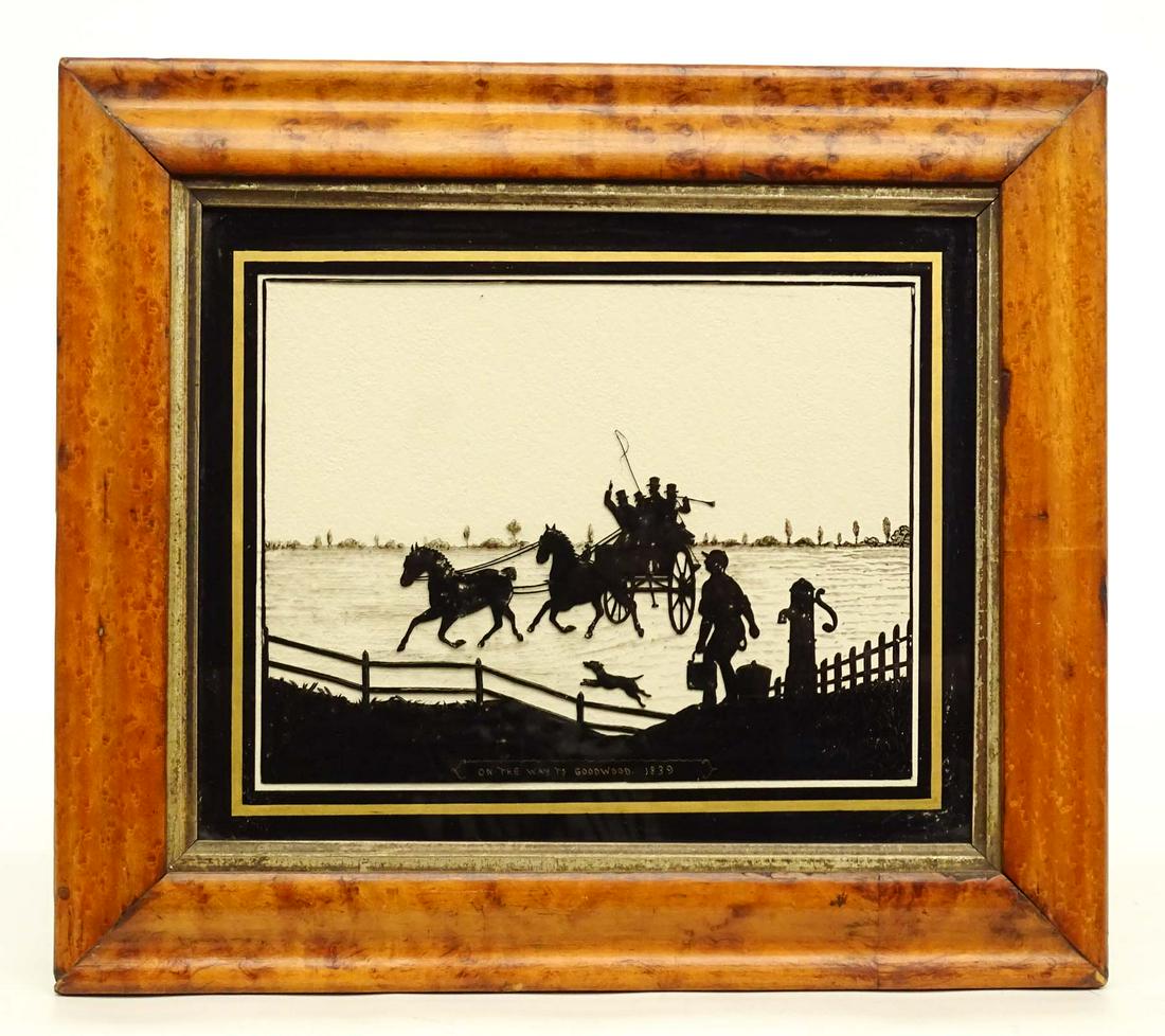 British Coaching Sporting Silhouette (1 of 4)