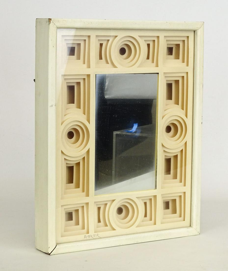 Modernist Geometric Artwork Mirror (1 of 4)