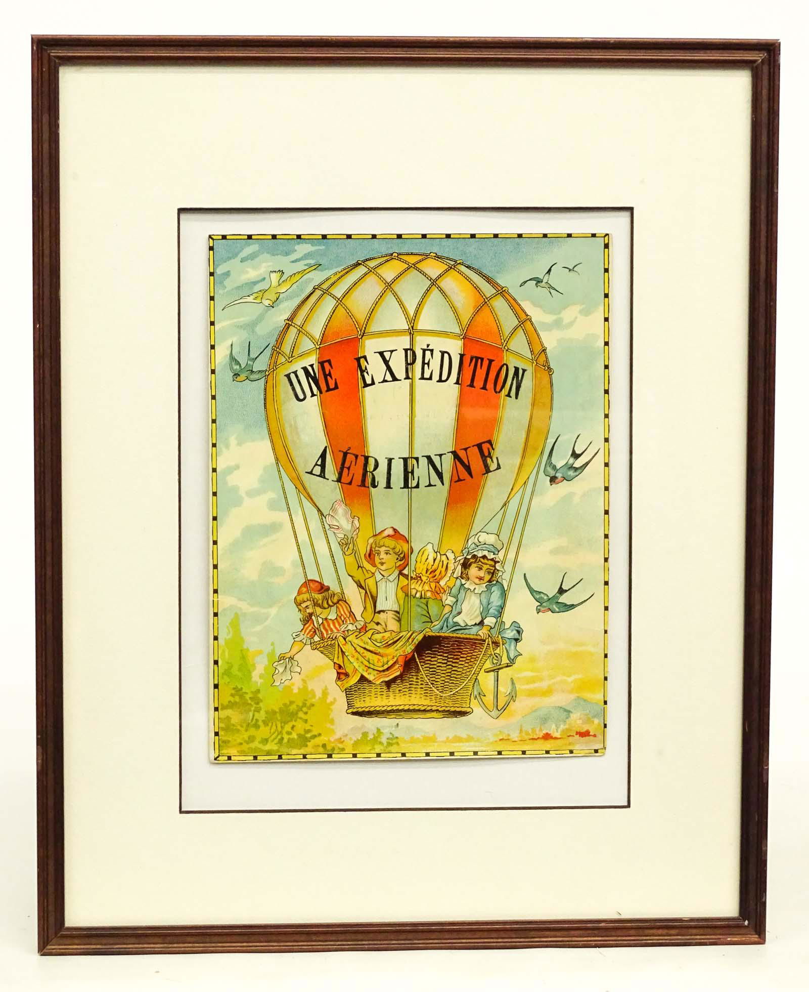 Hot Air Balloon Antique Print (1 of 3)