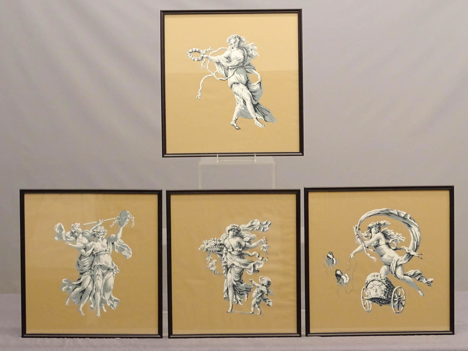 Set of Decorative Framed Prints (1 of 4)