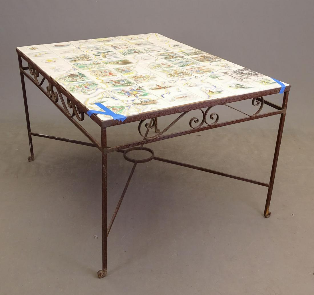 Tile Top Table (1 of 8)