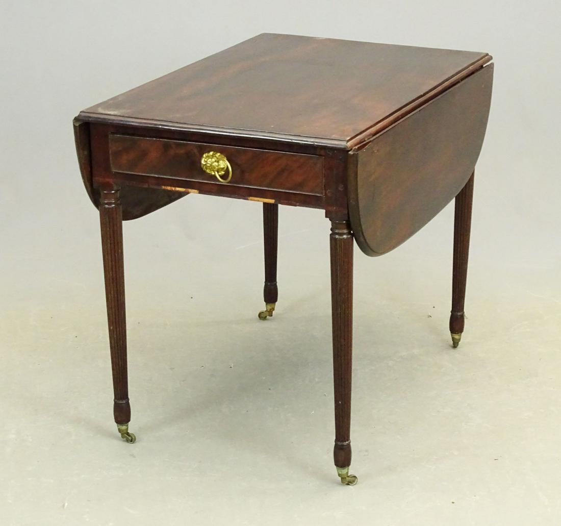 19th c. Sheraton Pembroke Table (1 of 6)