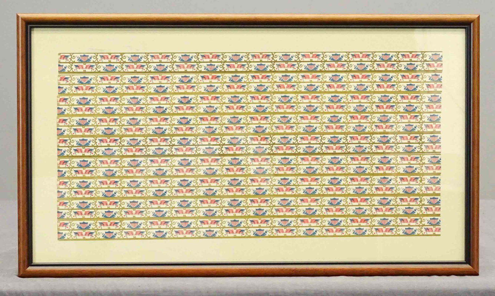 Framed Patriotic U.S.A. Flag Emblems (1 of 3)