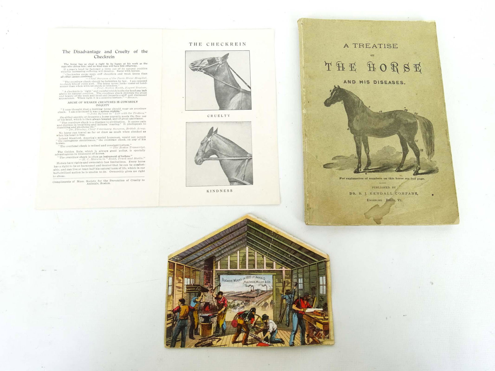 Horse Ephemera: Misc. horse ephemera including pamphlets, broadside.