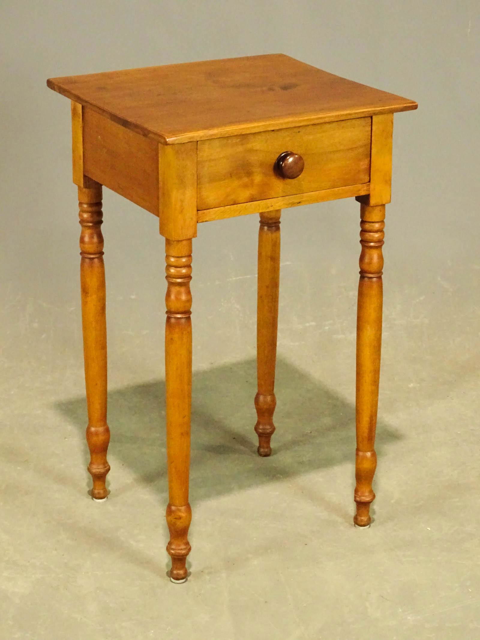 19th c. Single Drawer Stand (1 of 4)