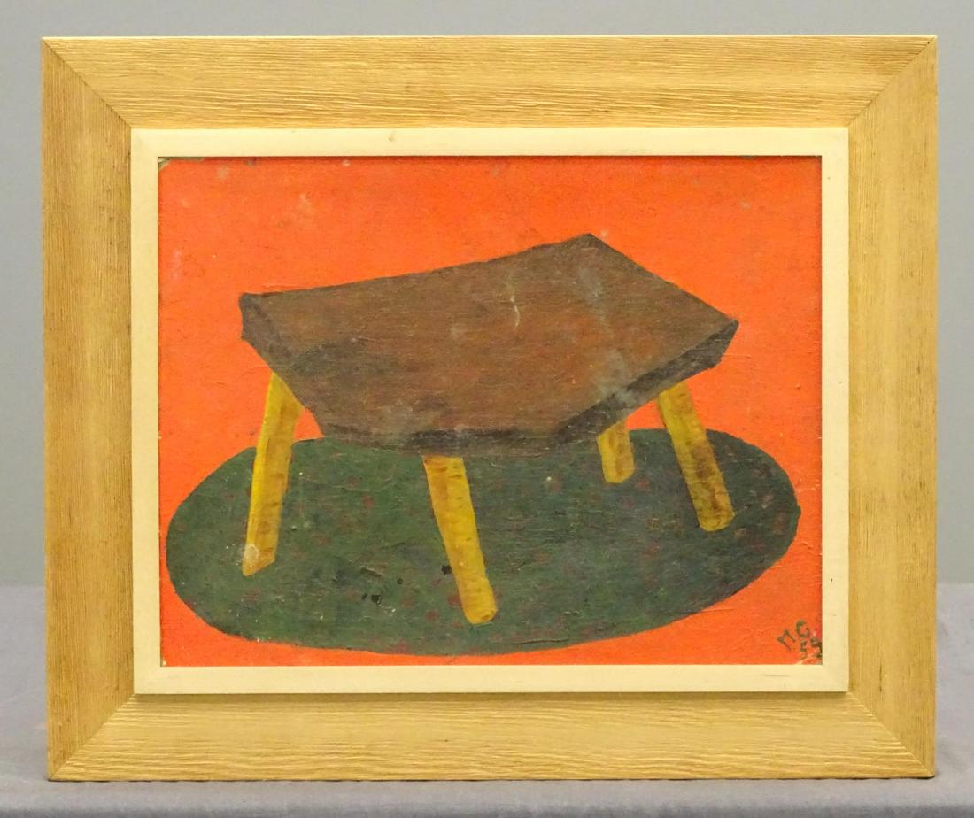 Modernist School Signed "M.G. 1959" (1 of 3)