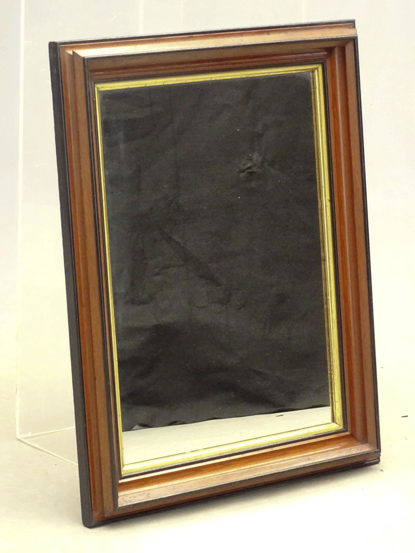 19th c. Walnut Frame with Mirror (1 of 3)