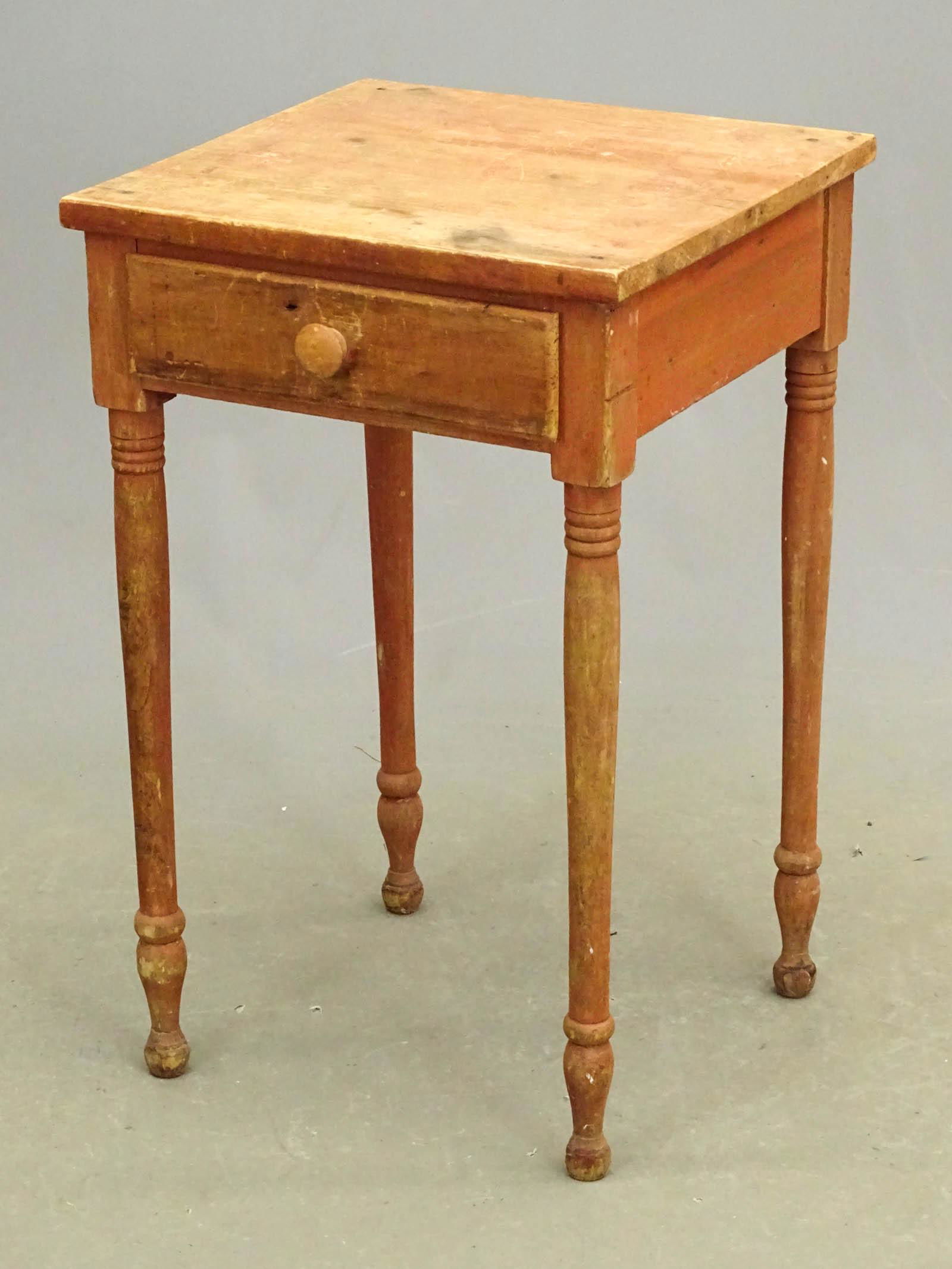 19th c. Single Drawer Stand (1 of 4)