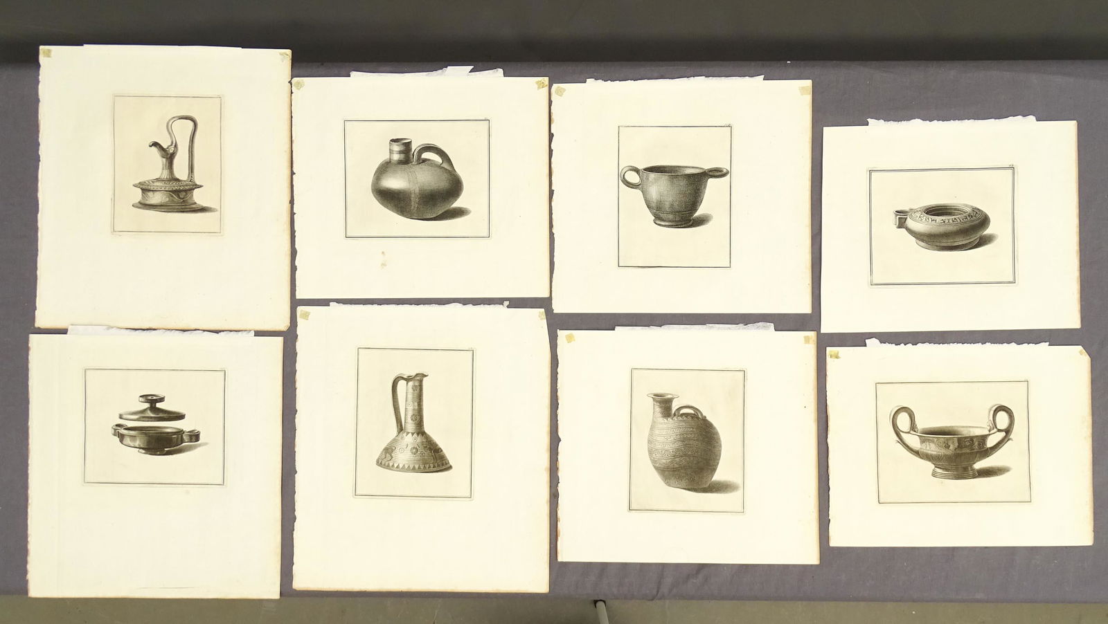 Hamilton Vases Antique Prints (8) (1 of 9)