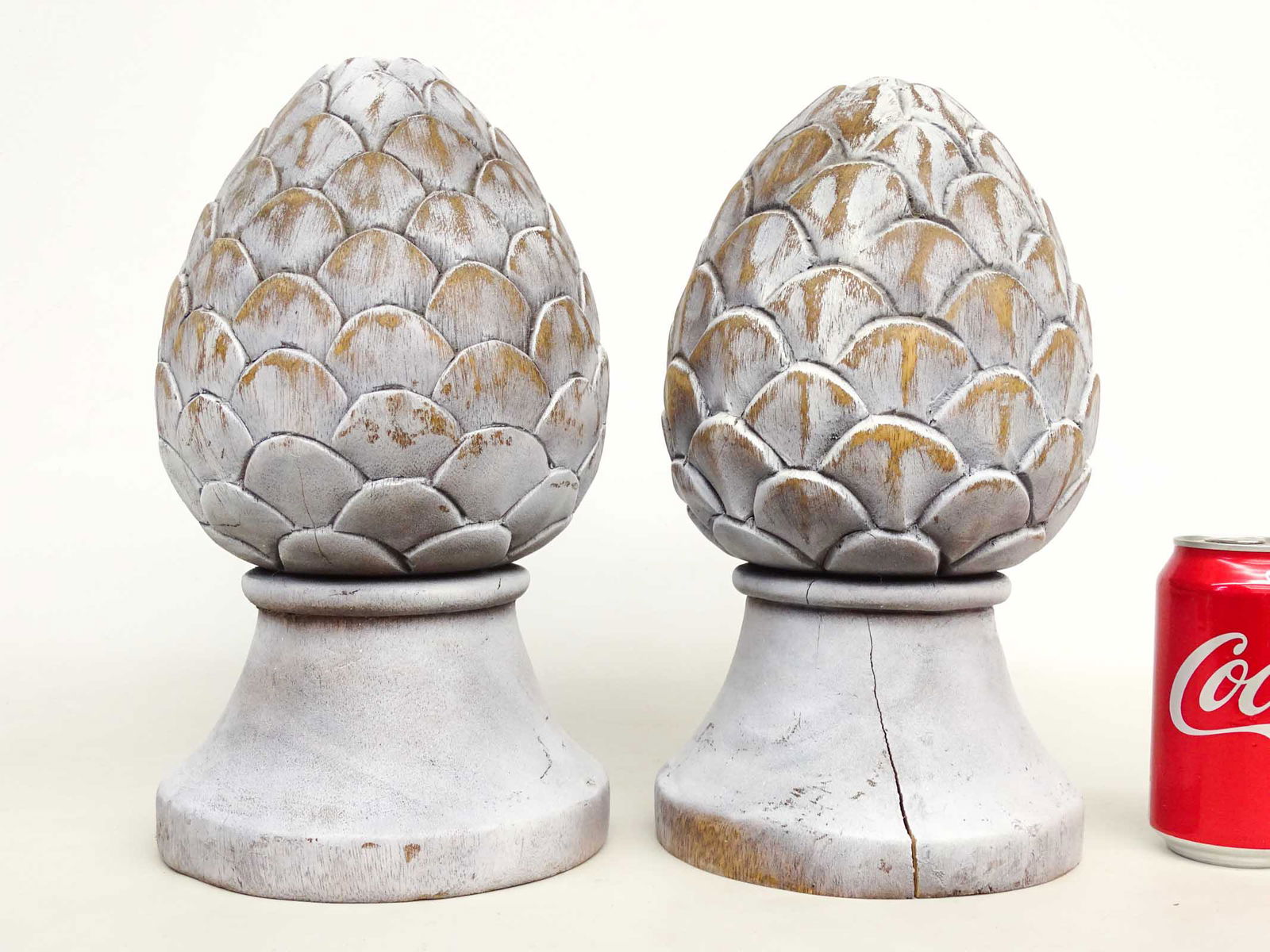 Carved Pineapple Finials (1 of 4)