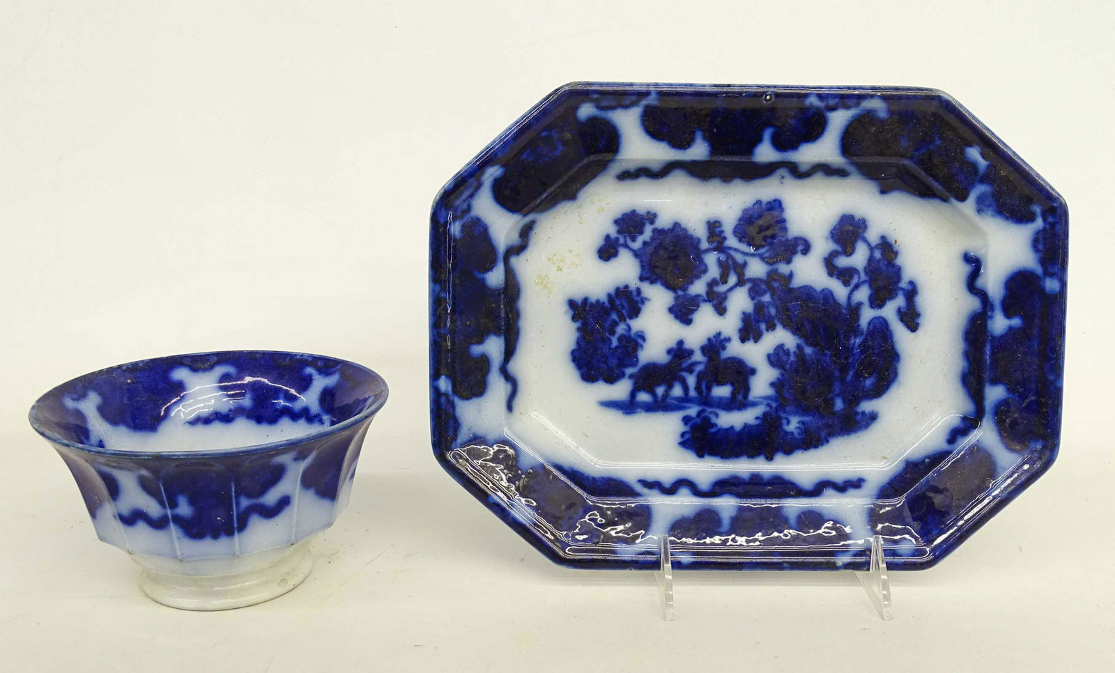 19th c. Flow Blue Lot (1 of 6)