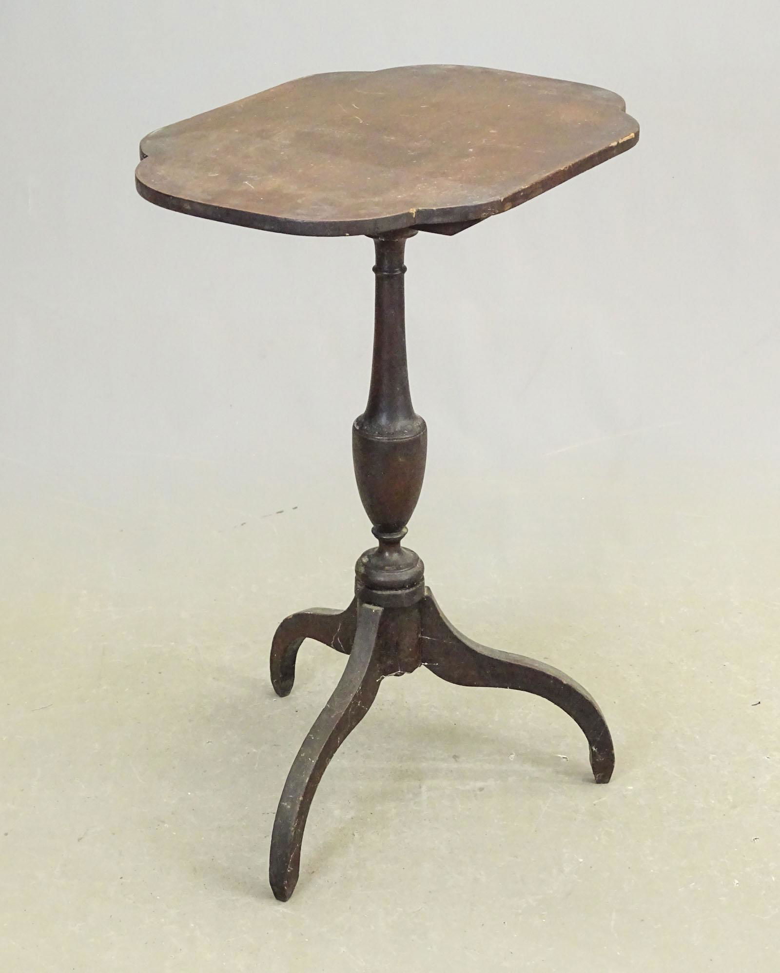 19th c. Tilt Top Candlestand (1 of 8)