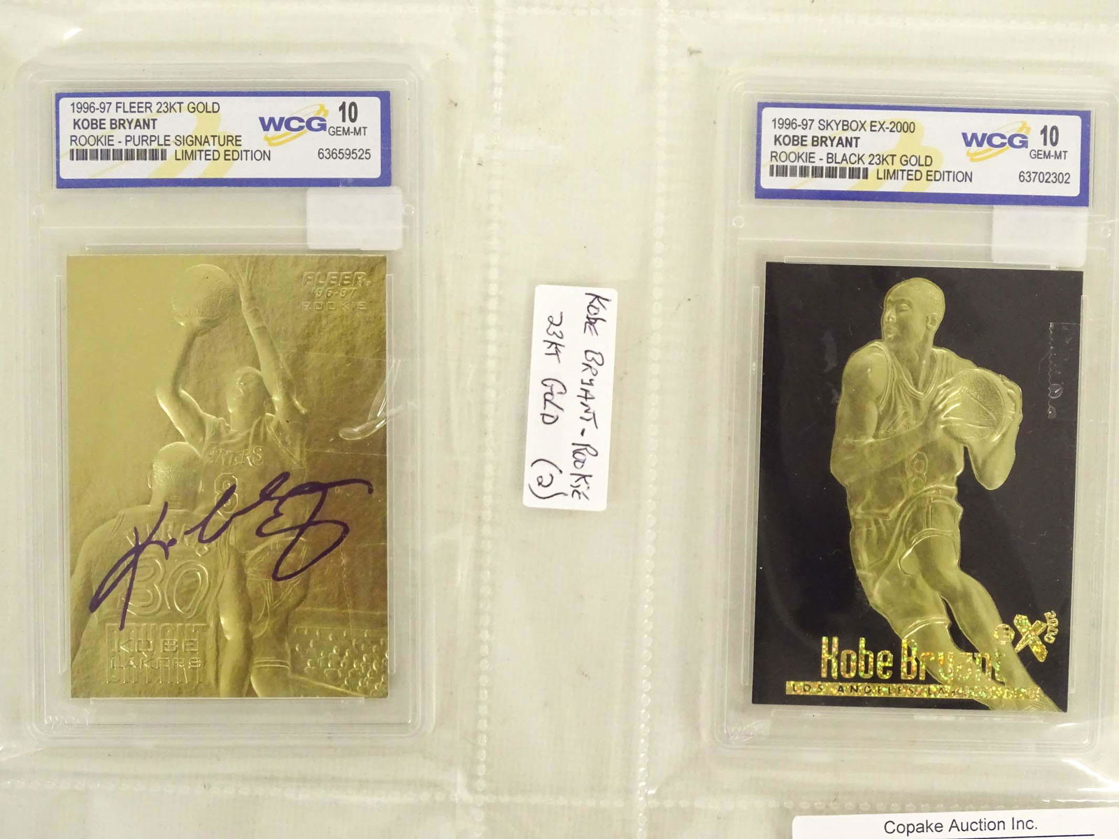 Kobe Bryant Basketball Cards (1 of 6)