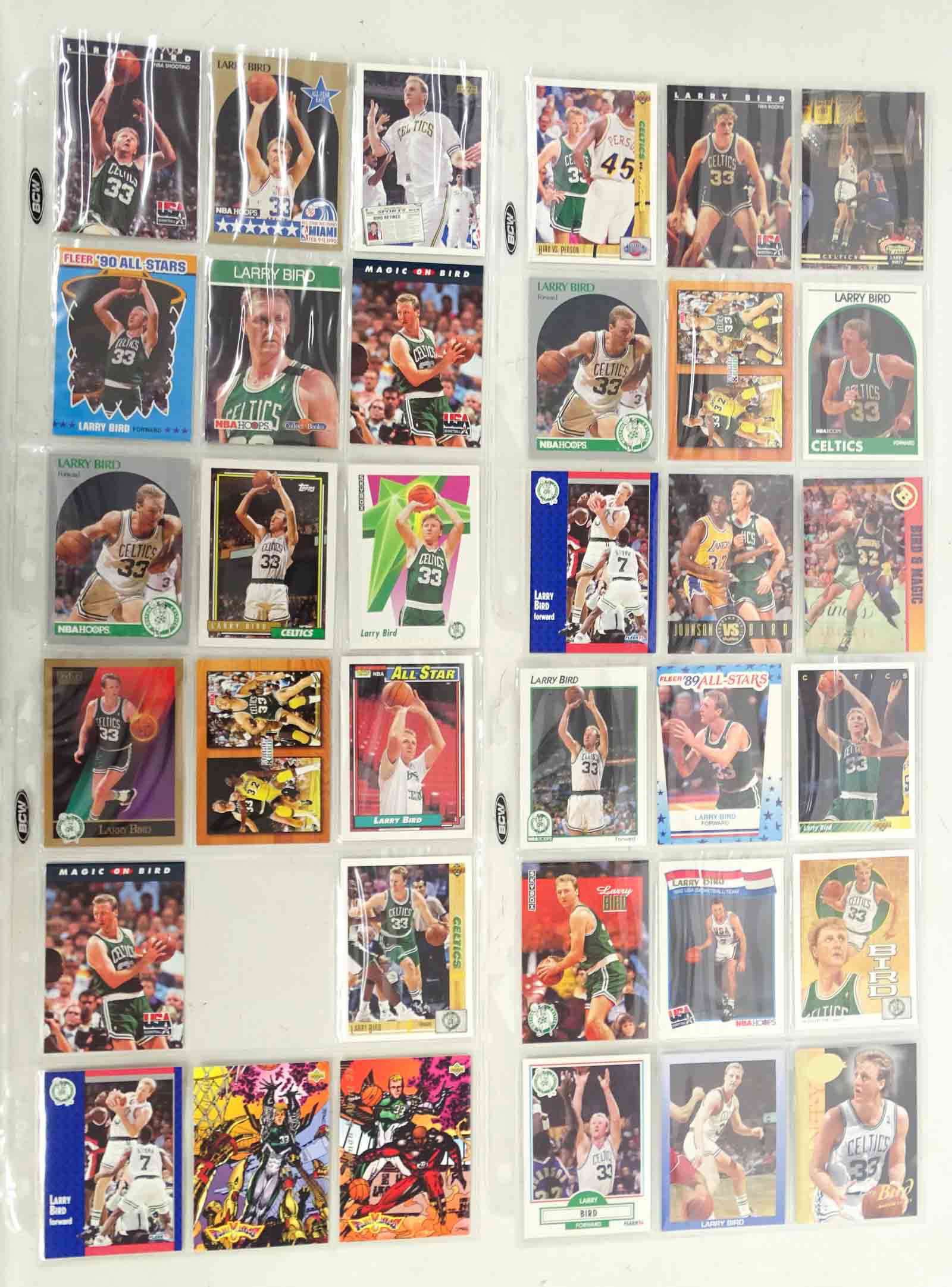 Larry Bird Basketball Cards (1 of 9)