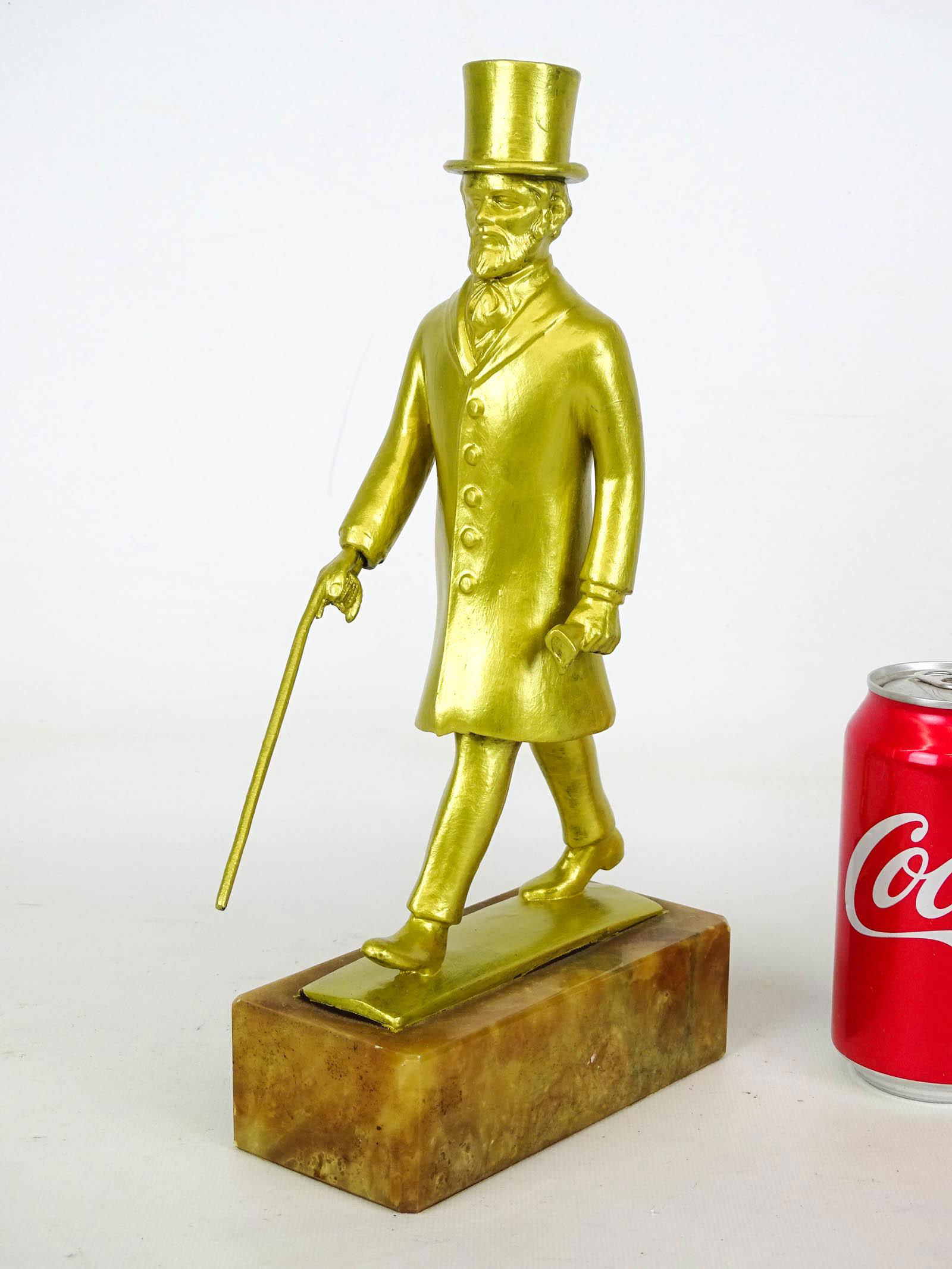 Sculpture of a Man With Cane (1 of 4)