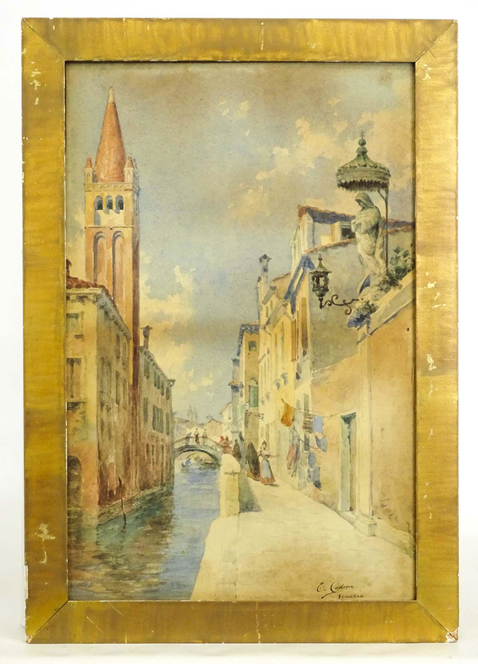 Italian School, Street Scene (1 of 3)