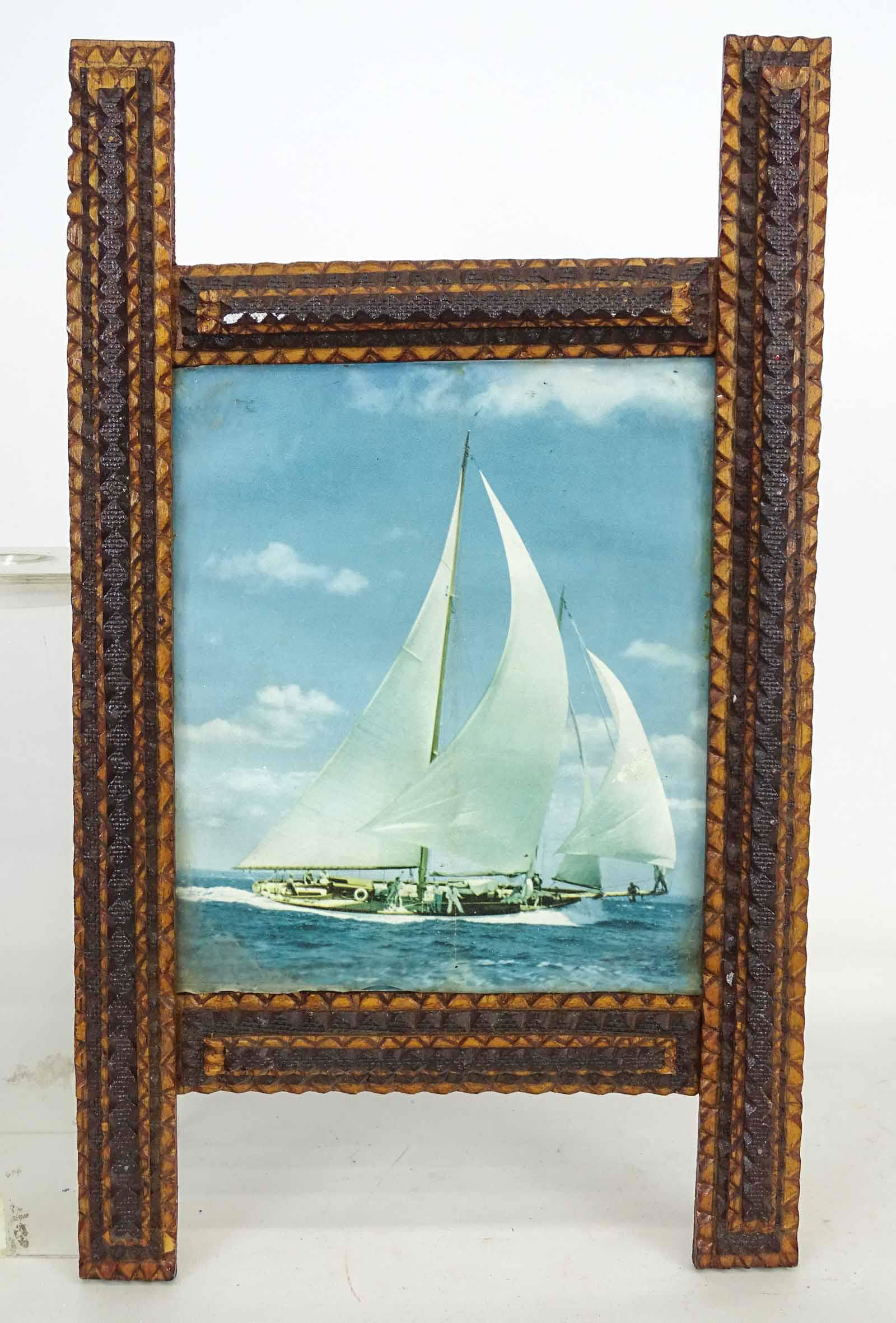 Tramp Art Frame (1 of 3)