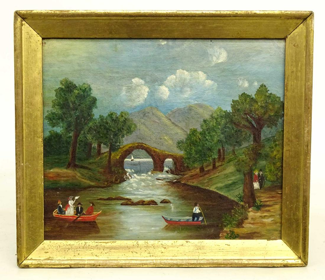 Painting, Primitive Landscape (1 of 4)