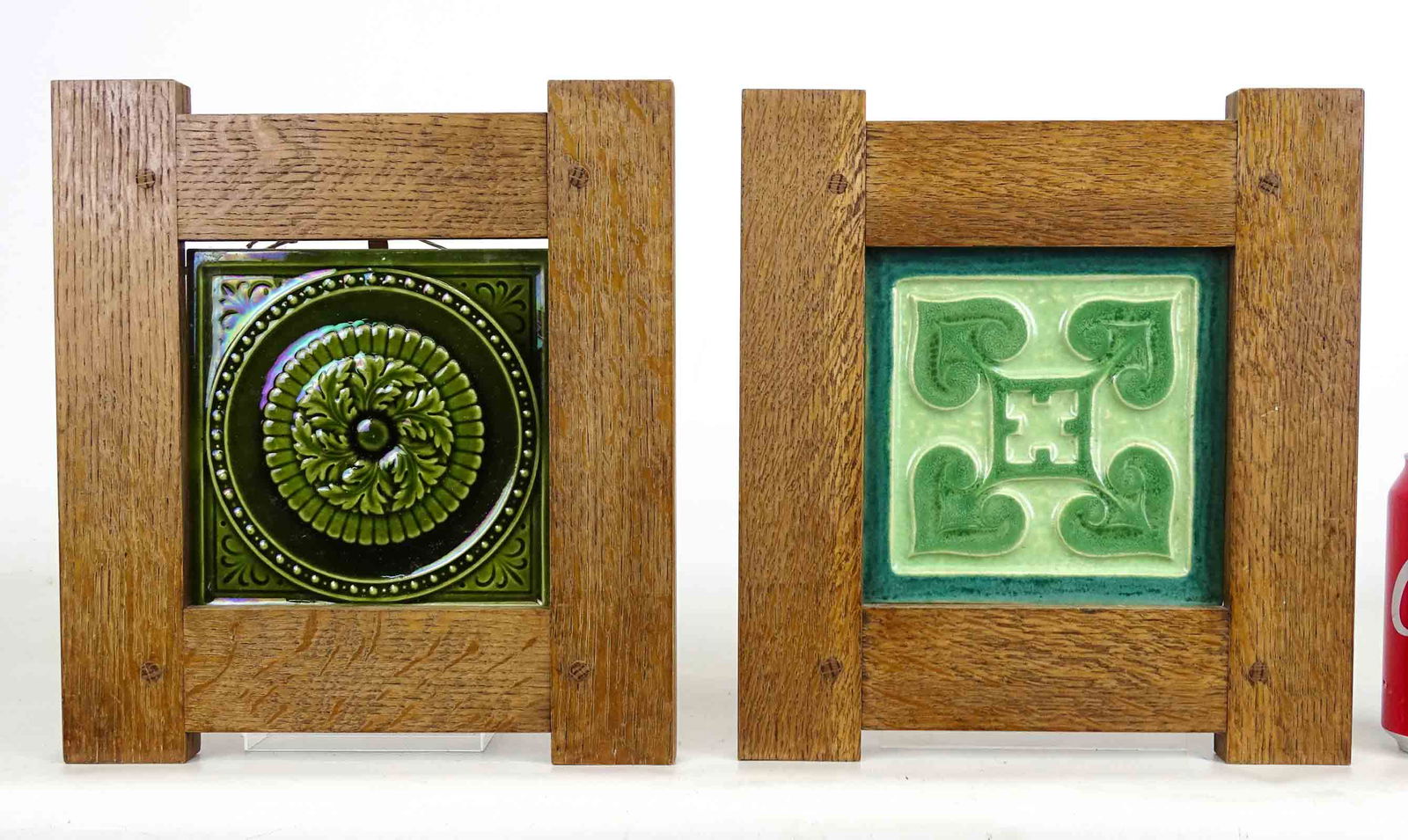 Pair Framed Mintons Tiles (1 of 5)