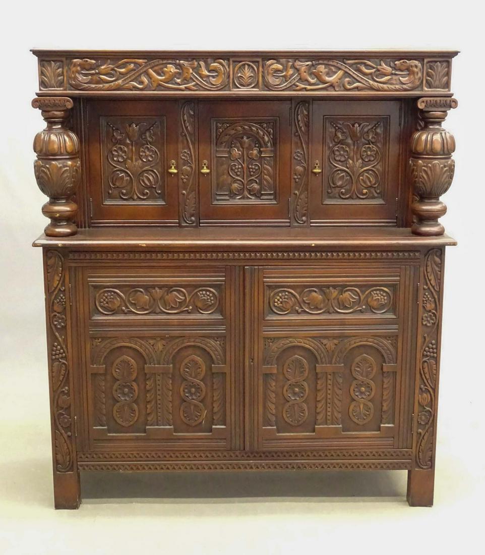 Jacobean Style Court Cupboard (1 of 4)